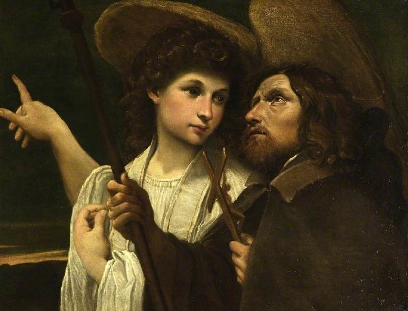 Pyhä Roch ja enkeli tekijältä Annibale Carracci