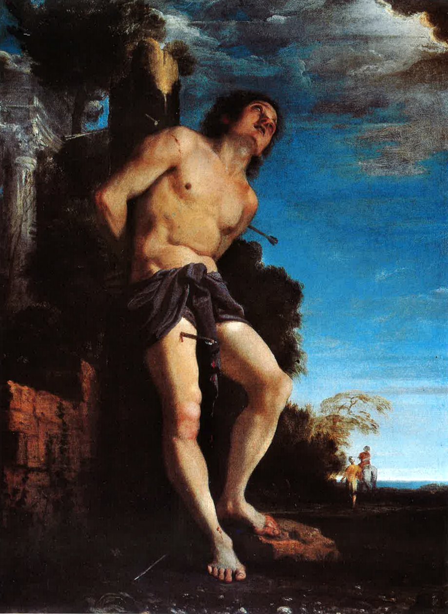 Pyhä Sebastian tekijältä Annibale Carracci