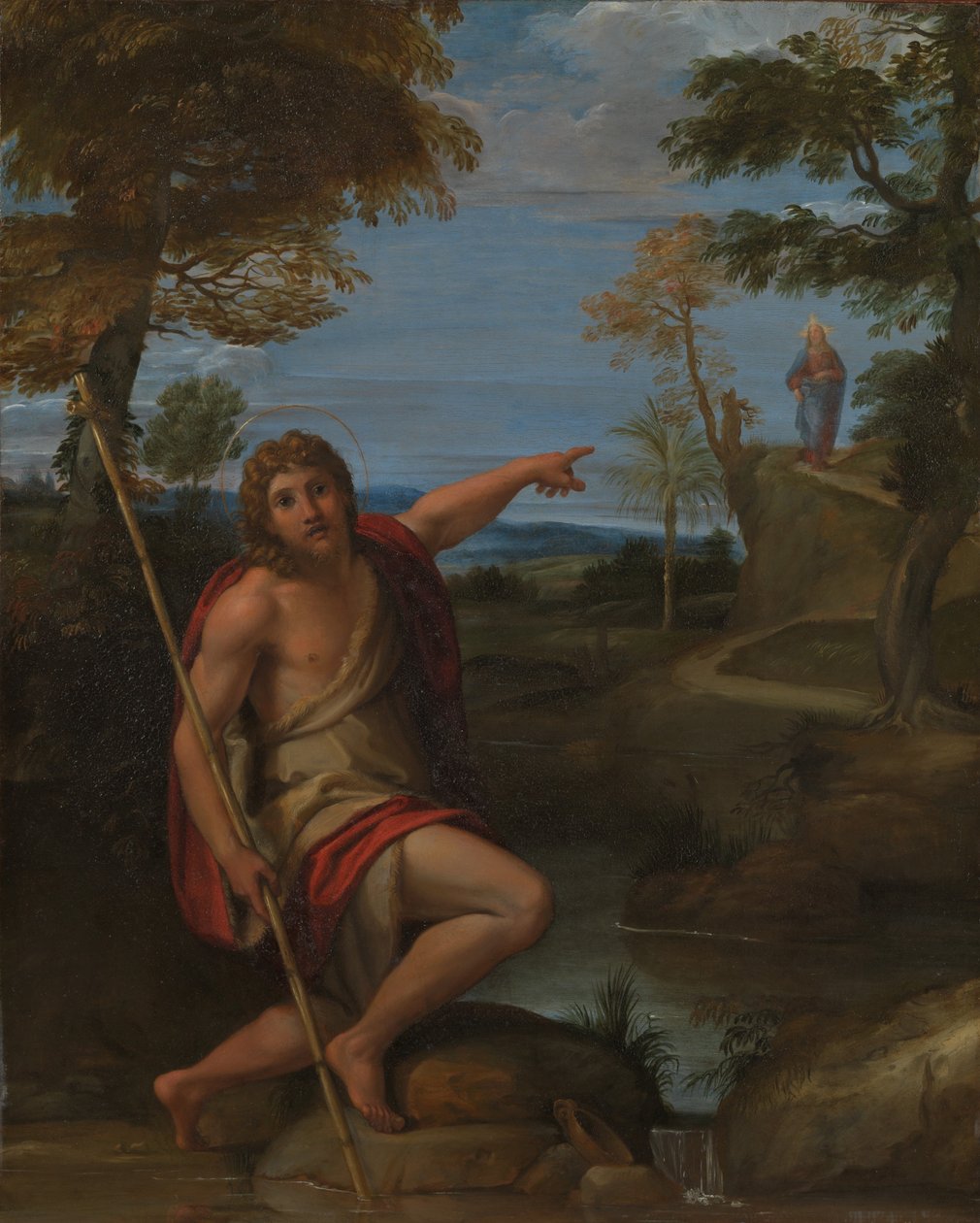 Johannes Kastaja todistaa tekijältä Annibale Carracci