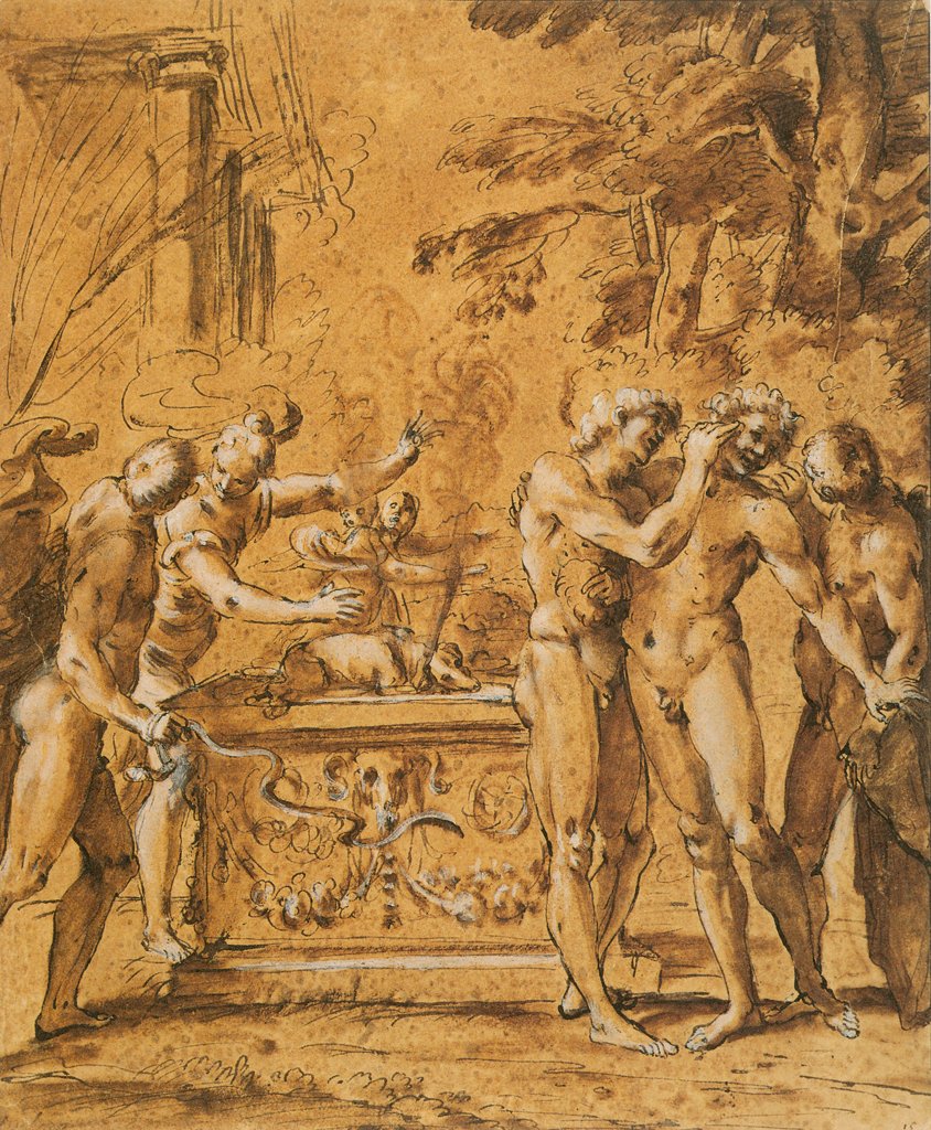 Tutkimus Lupercalialle tekijältä Annibale Carracci