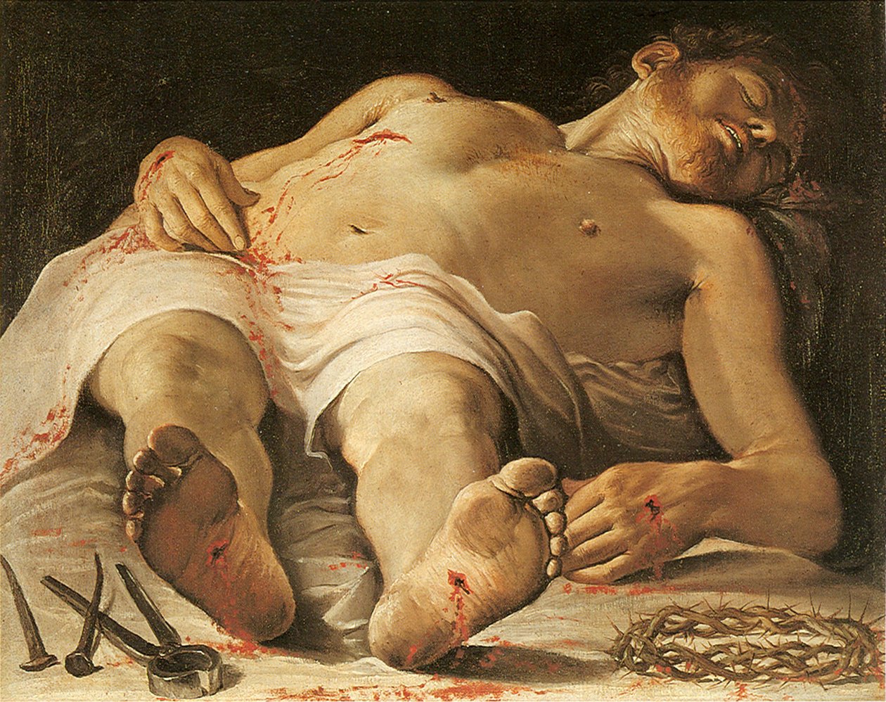 Kuollut Kristus tekijältä Annibale Carracci