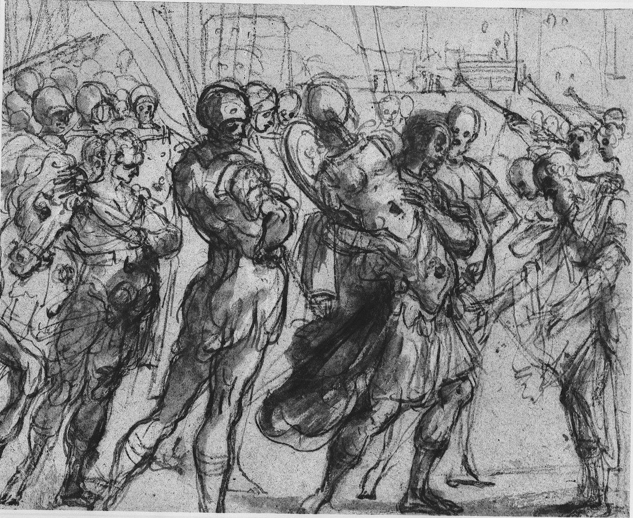 Romuluksen voitto Acronin yli tekijältä Annibale Carracci