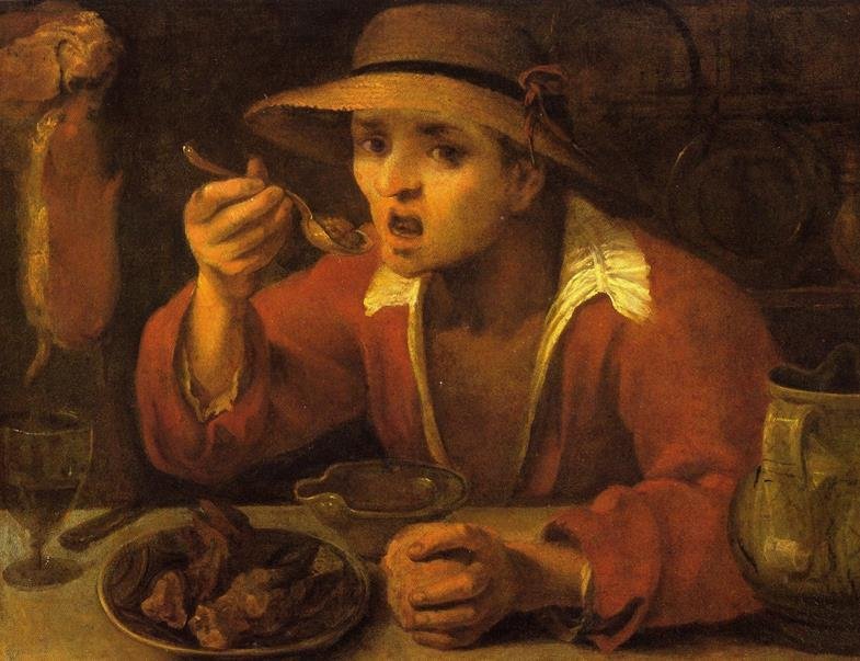Pavun syöjä tekijältä Annibale Carracci