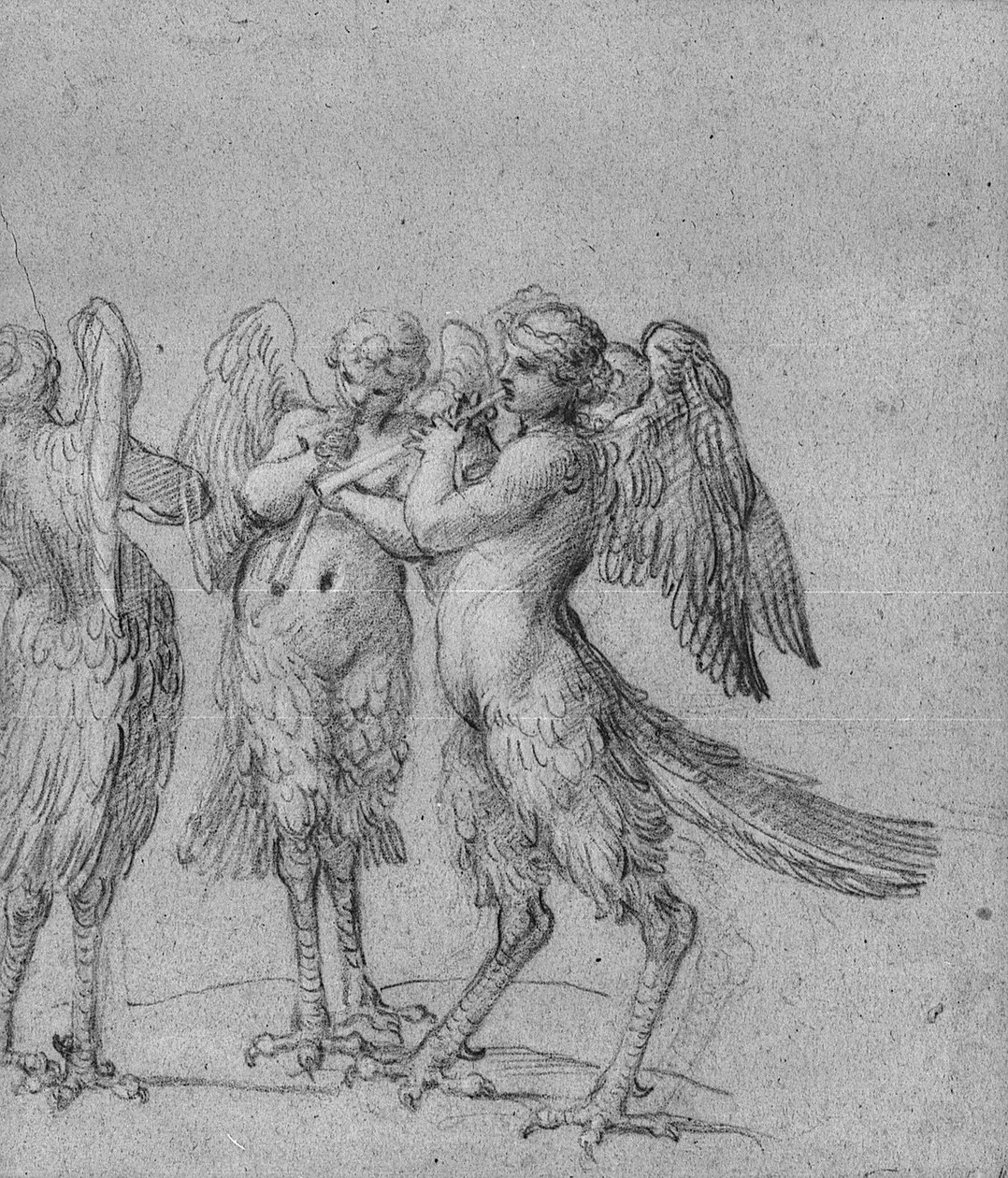 Ulysses und Sirens tekijältä Annibale Carracci