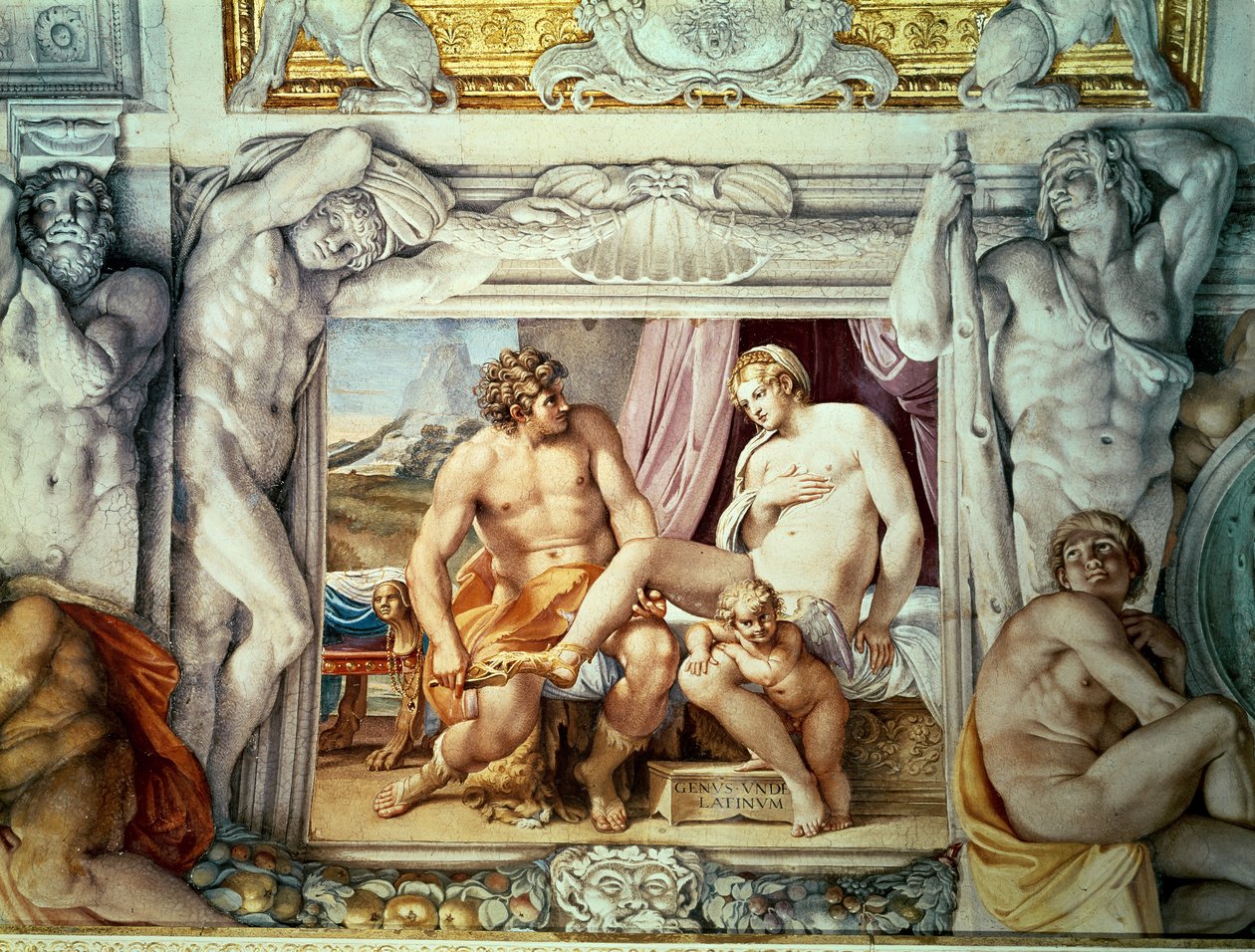 Venus ja Anchises tekijältä Annibale Carracci