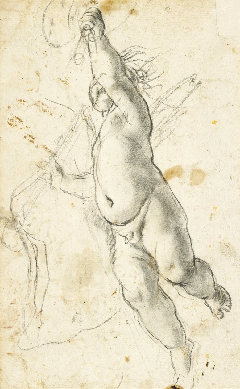 Lentävä Putto tekijältä Annibale Carracci