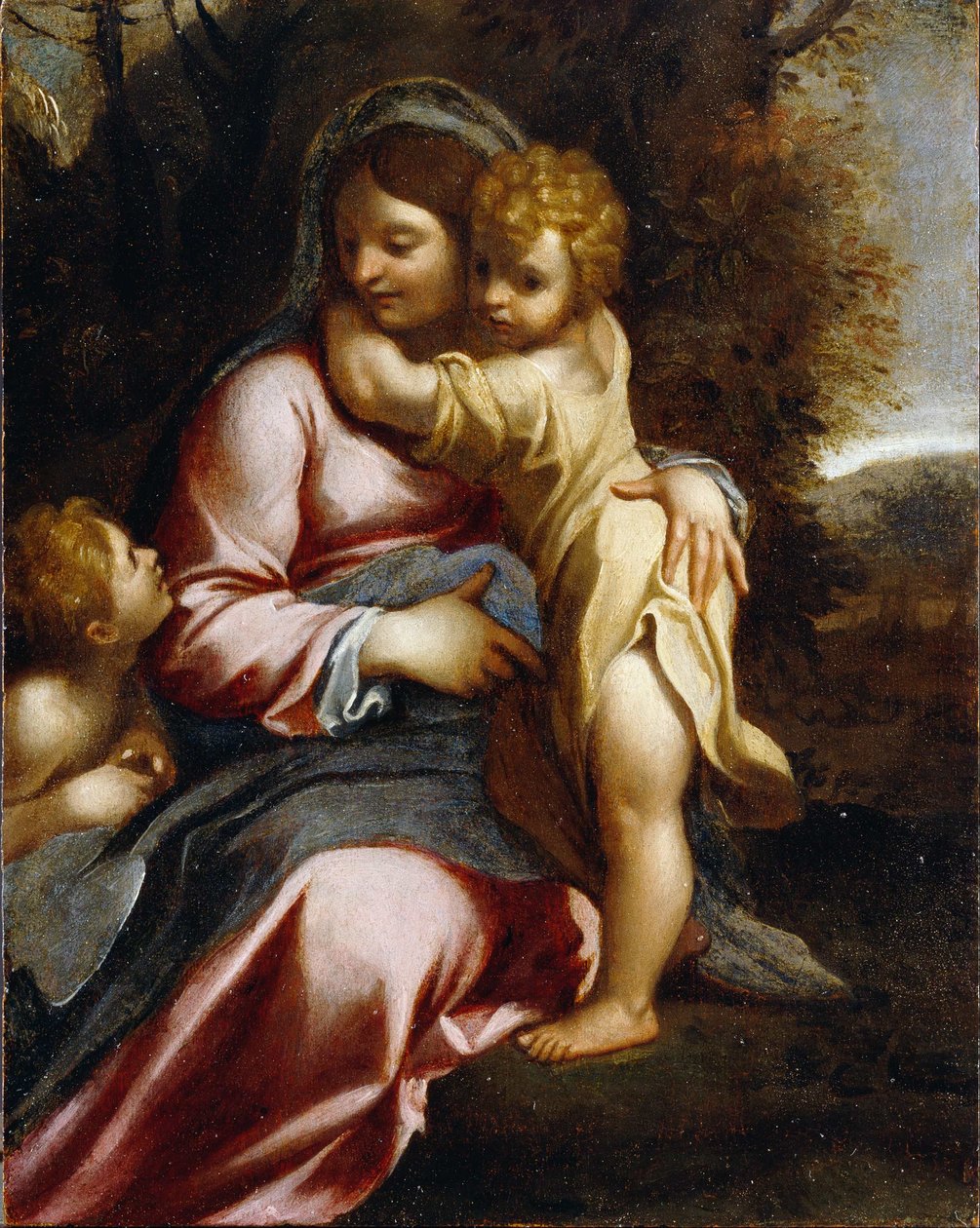 Madonna ja lapsi Johanneksen kanssa tekijältä Annibale Carracci