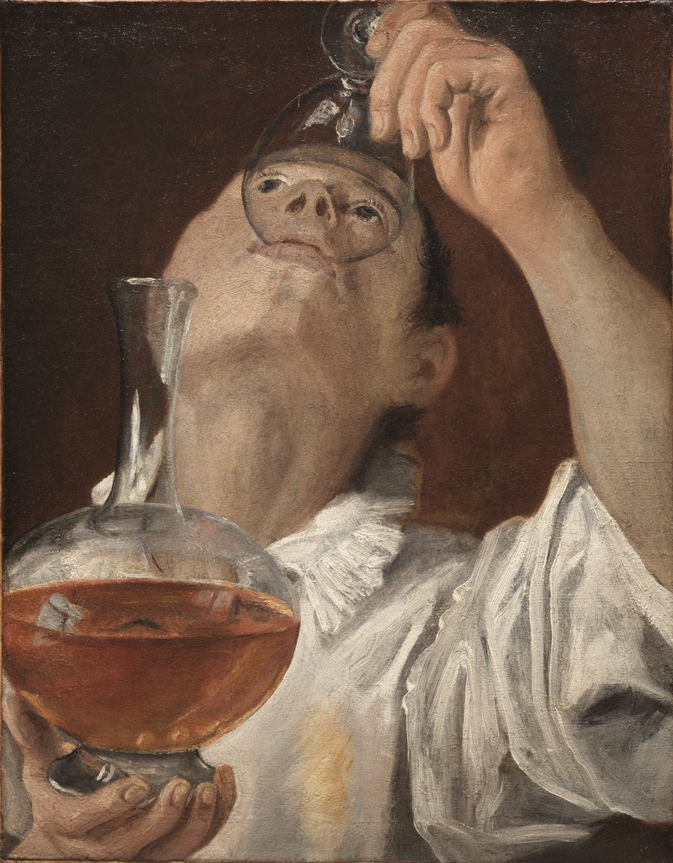 Poika juo, 1582-1583. tekijältä Annibale Carracci