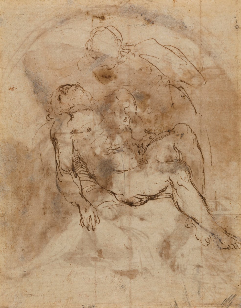 Carracci - v Pietà, RCIN 902169 tekijältä Annibale Carracci