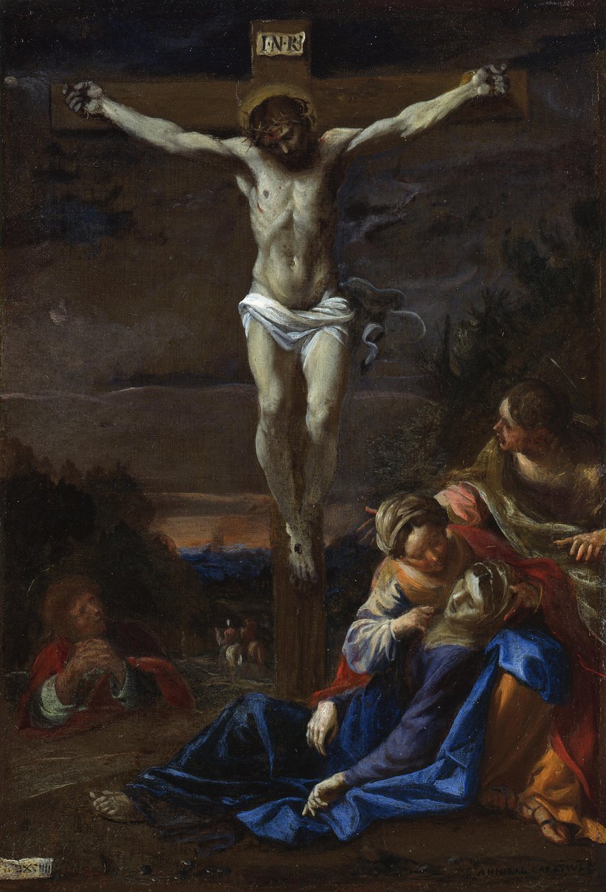 Kristus ristillä tekijältä Annibale Carracci