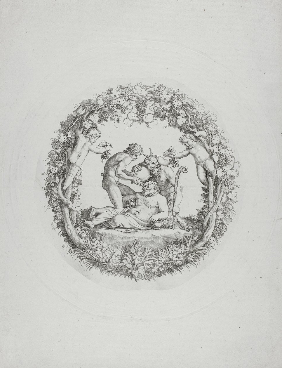 Drunken Silenus ("Tazza Farnese") tekijältä Annibale Carracci