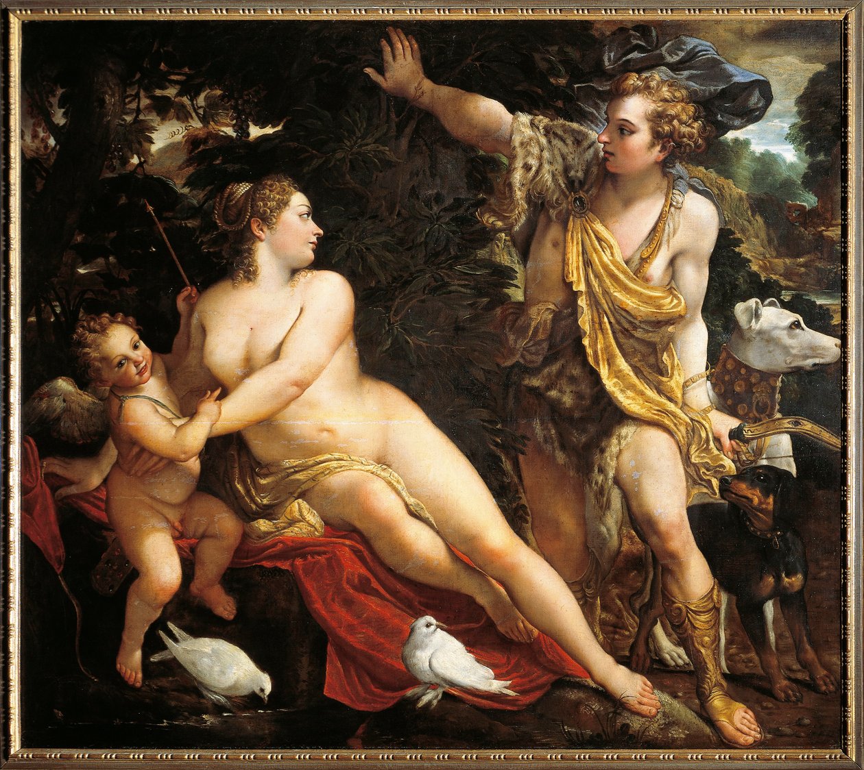 Saksa, Wien, Venus ja Adonis tekijältä Annibale Carracci