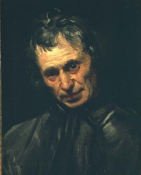 Vanhan miehen pää tekijältä Annibale Carracci
