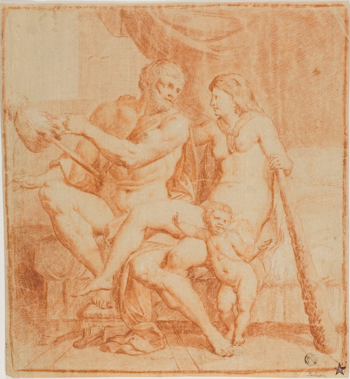 Hercules ja Iole tekijältä Annibale Carracci