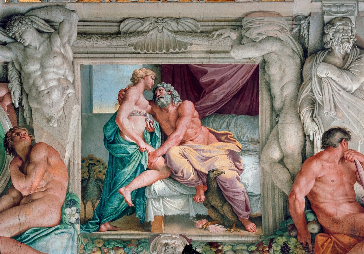 Júpiter i Juno Fresco d