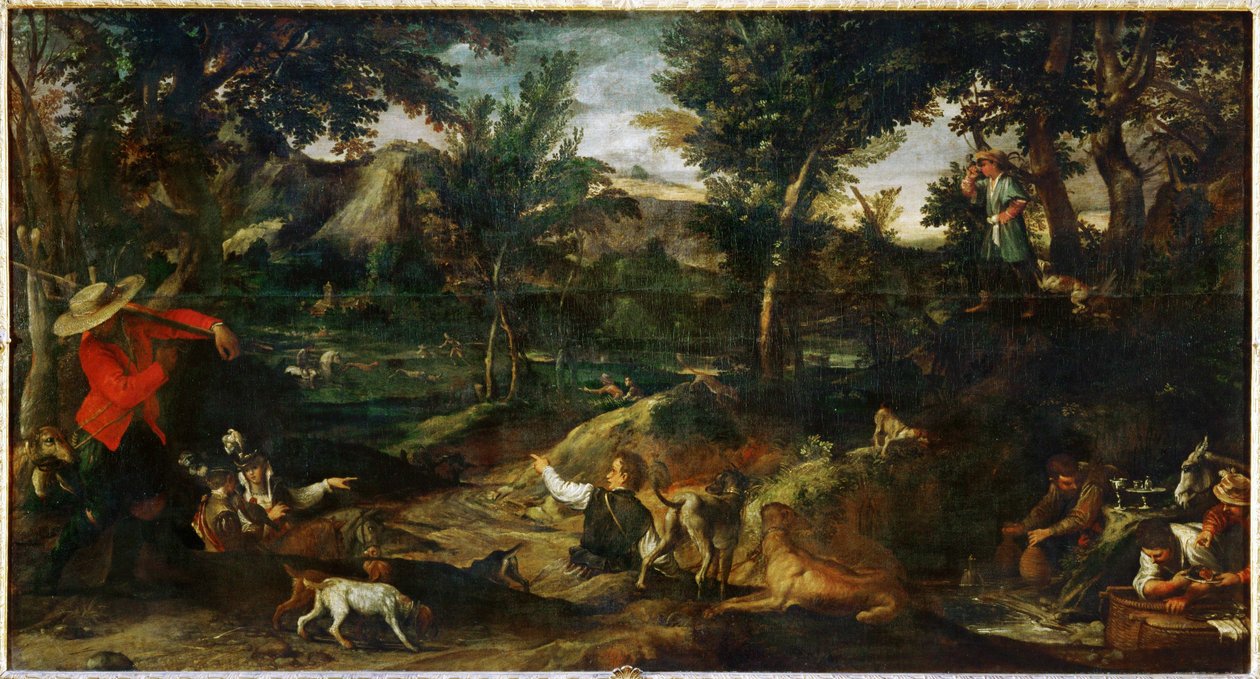 La chasse - metsästys ... tekijältä Annibale Carracci
