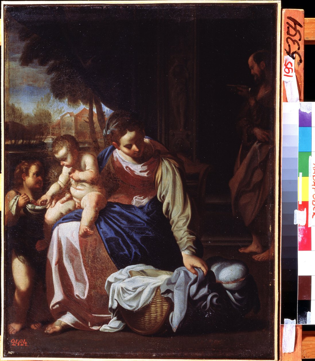 ""Pyhä perhe"" (Pyhä perhe) Annibale Carraccin (Annibale Carracci) maalaus tekijältä Annibale Carracci