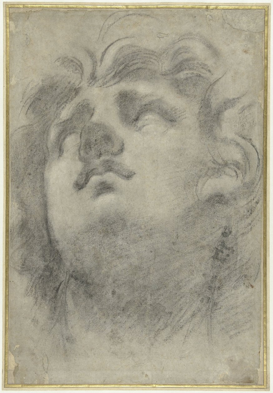 Tritonin pään näköinen tekijältä Annibale Carracci