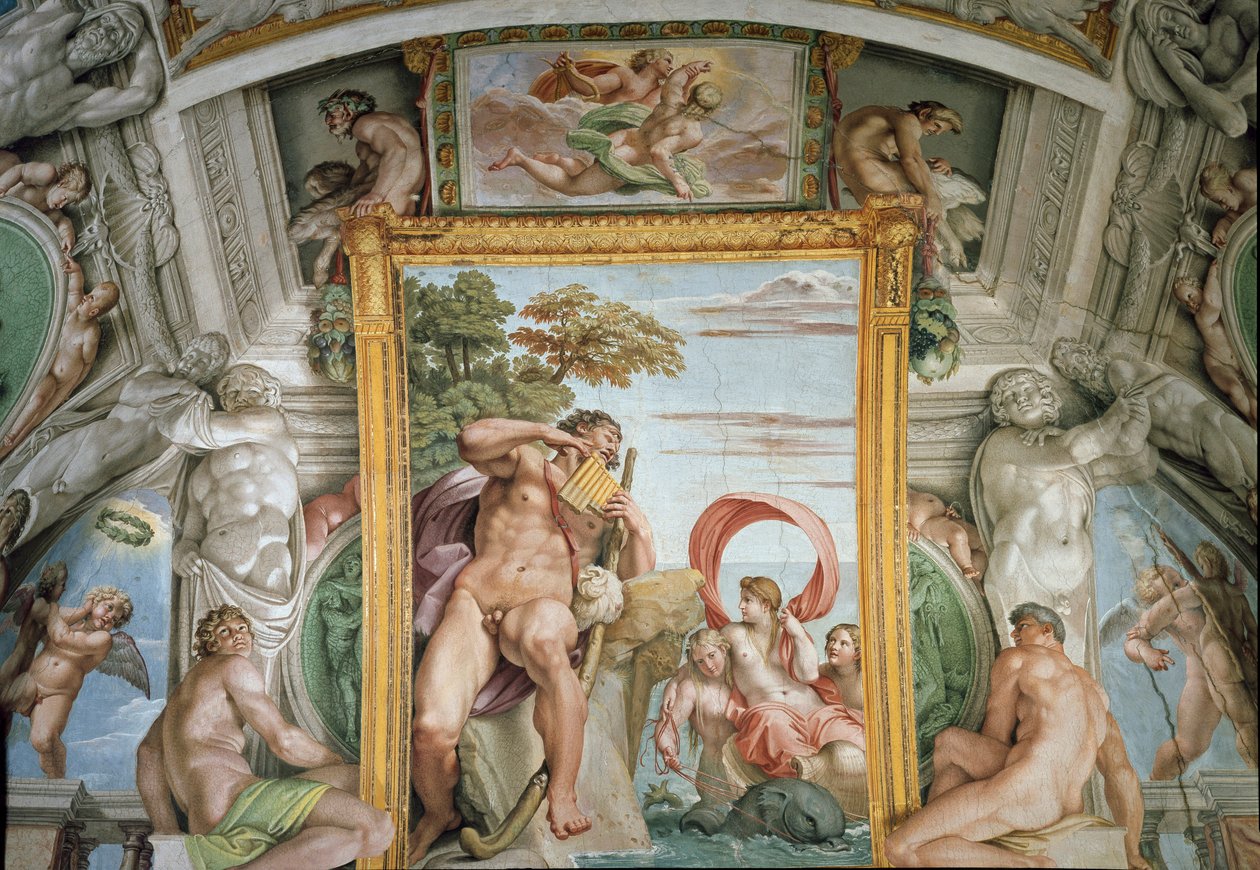Polyphemus ja Galatea (Fresko tekijältä Annibale Carracci