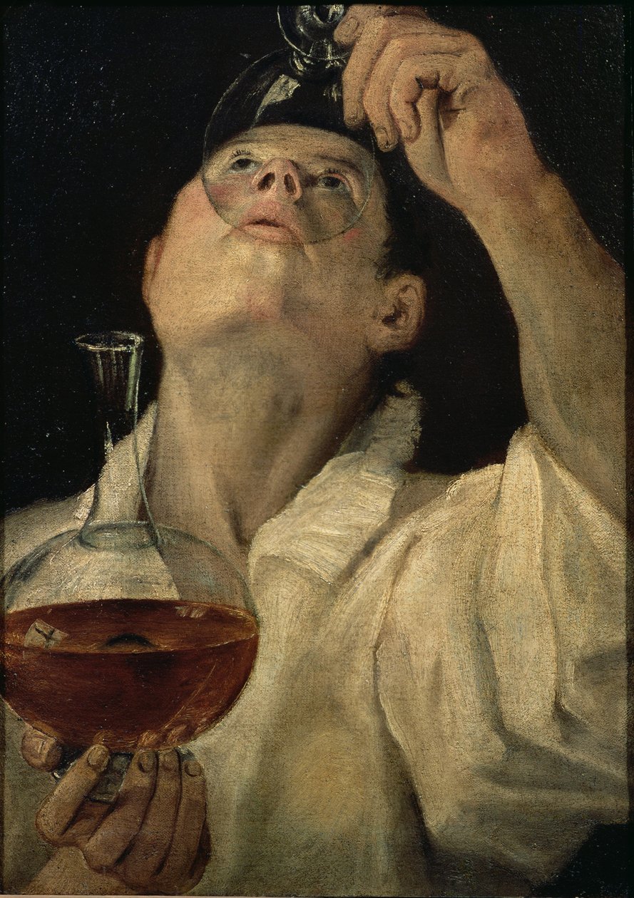 Muotokuva juovasta miehestä, n. 1581-4 tekijältä Annibale Carracci
