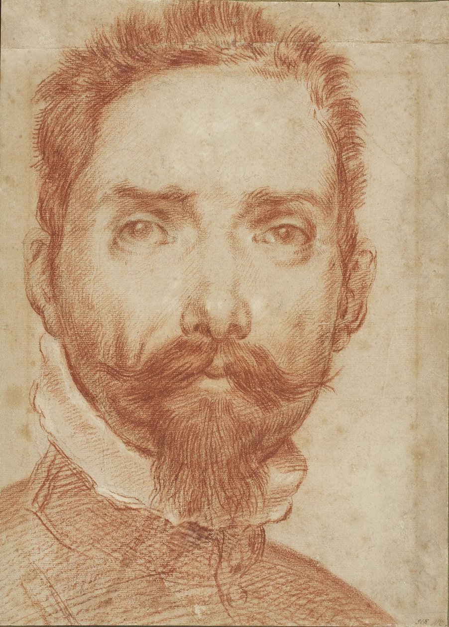 Luuttua soittavan Giulio Mascheronin muotokuva tekijältä Annibale Carracci