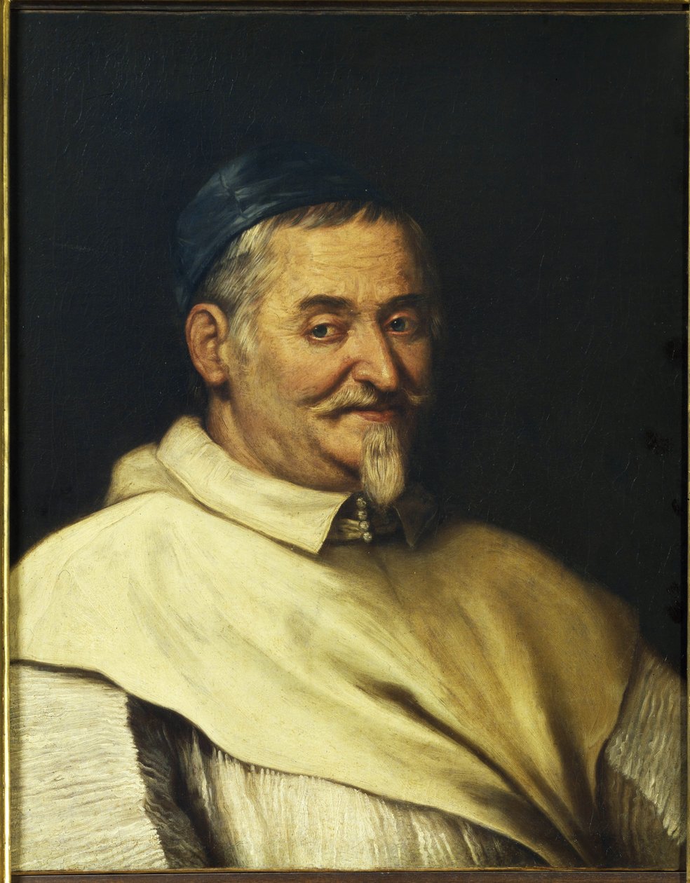 Munkki Rocchettinon muotokuva. Annibale Carraccin, joka tunnetaan nimellä Carrache (1560-1609), maalaus. Uffizin museo, Firenze tekijältä Annibale Carracci