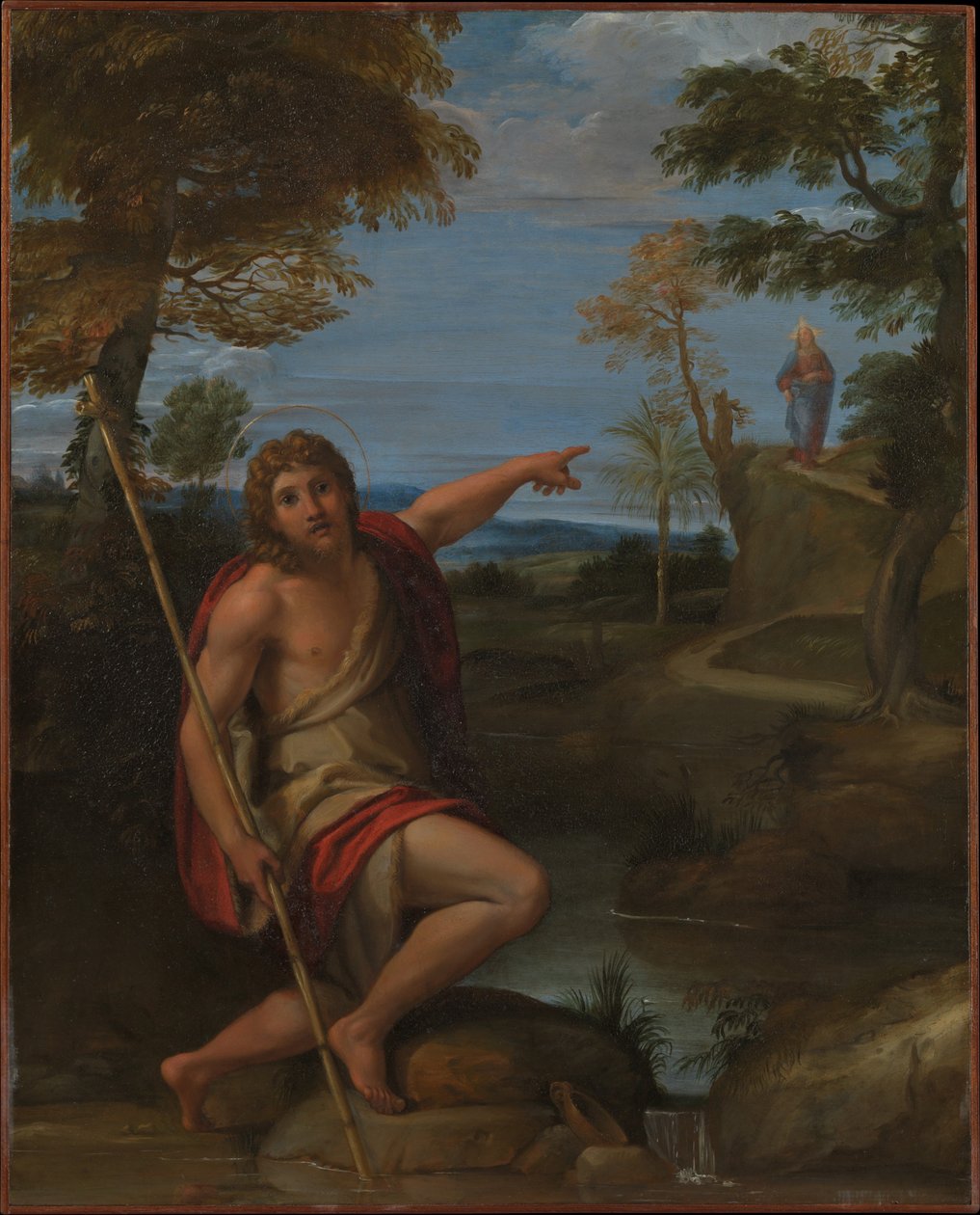 Pyhä Johannes Kastaja todistaa tekijältä Annibale Carracci