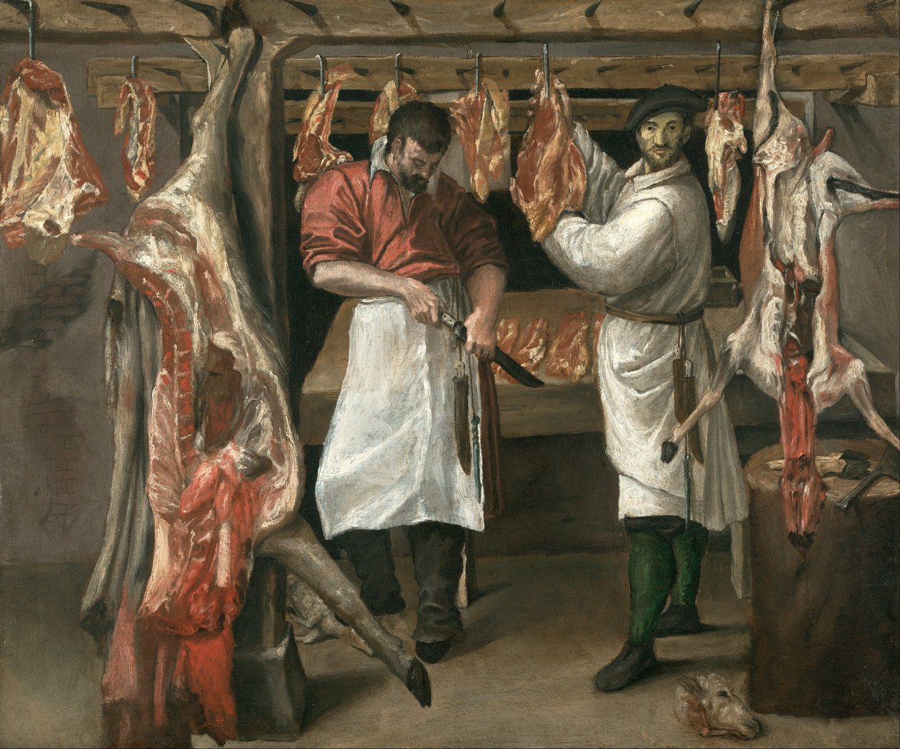 Teurastamon myymälä tekijältä Annibale Carracci