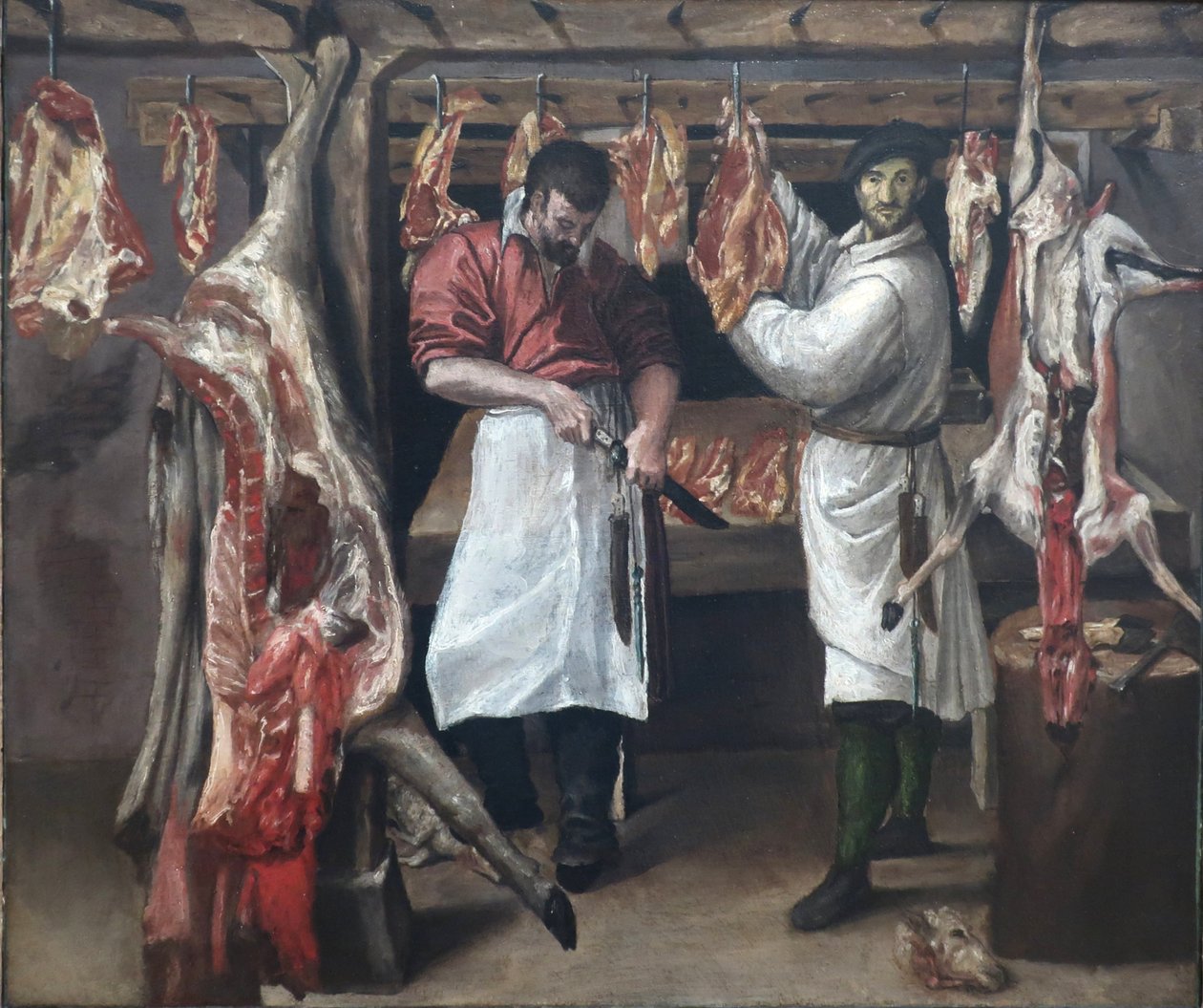Teurastamon myymälä tekijältä Annibale Carracci