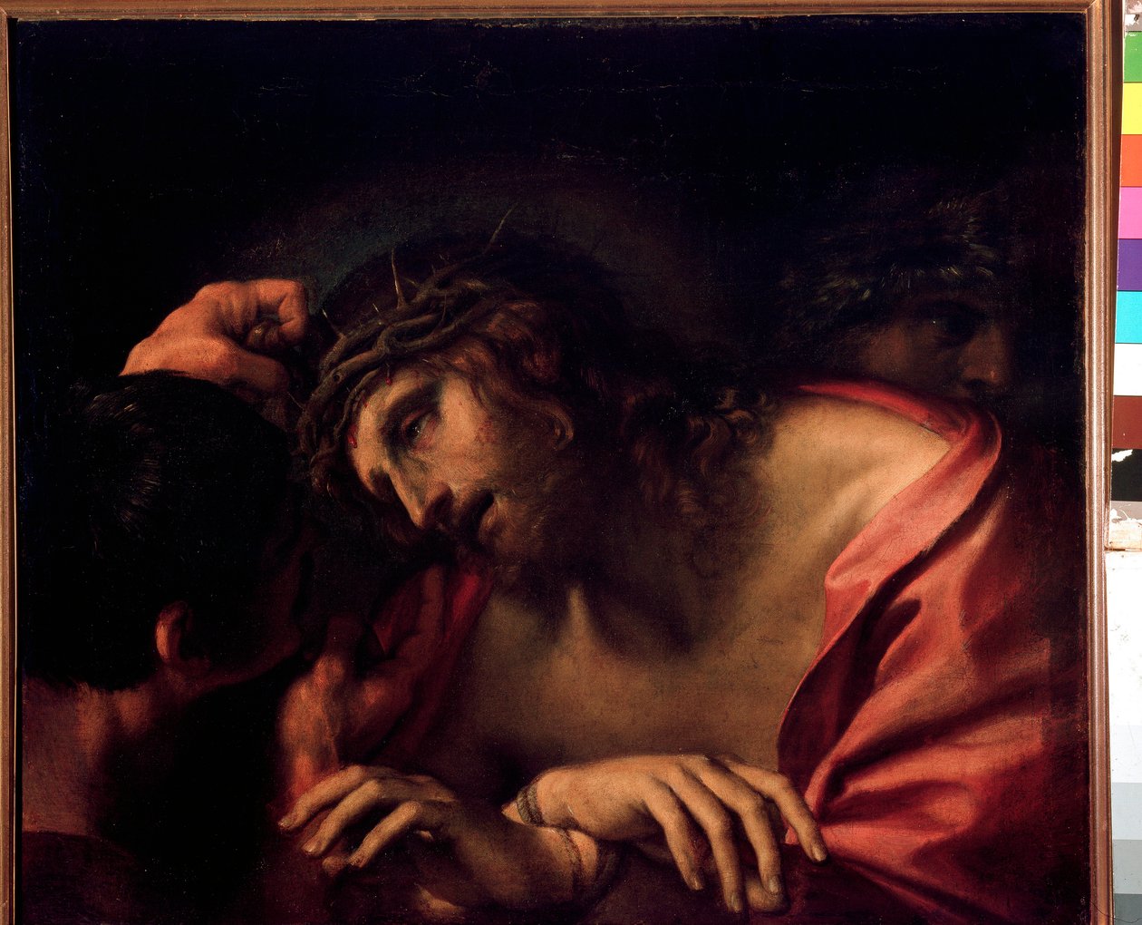 Annibale Carraccin maalaus Kristuksen pilkkaaminen (Annibal Carrache tekijältä Annibale Carracci
