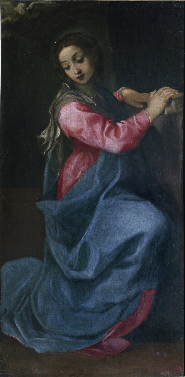 Annibale Carraccin (1560-1609) (Annibal Carrache) n. 1587 koko 150x76 cm kokoinen Bolognan kansallinen taidegalleria. tekijältä Annibale Carracci