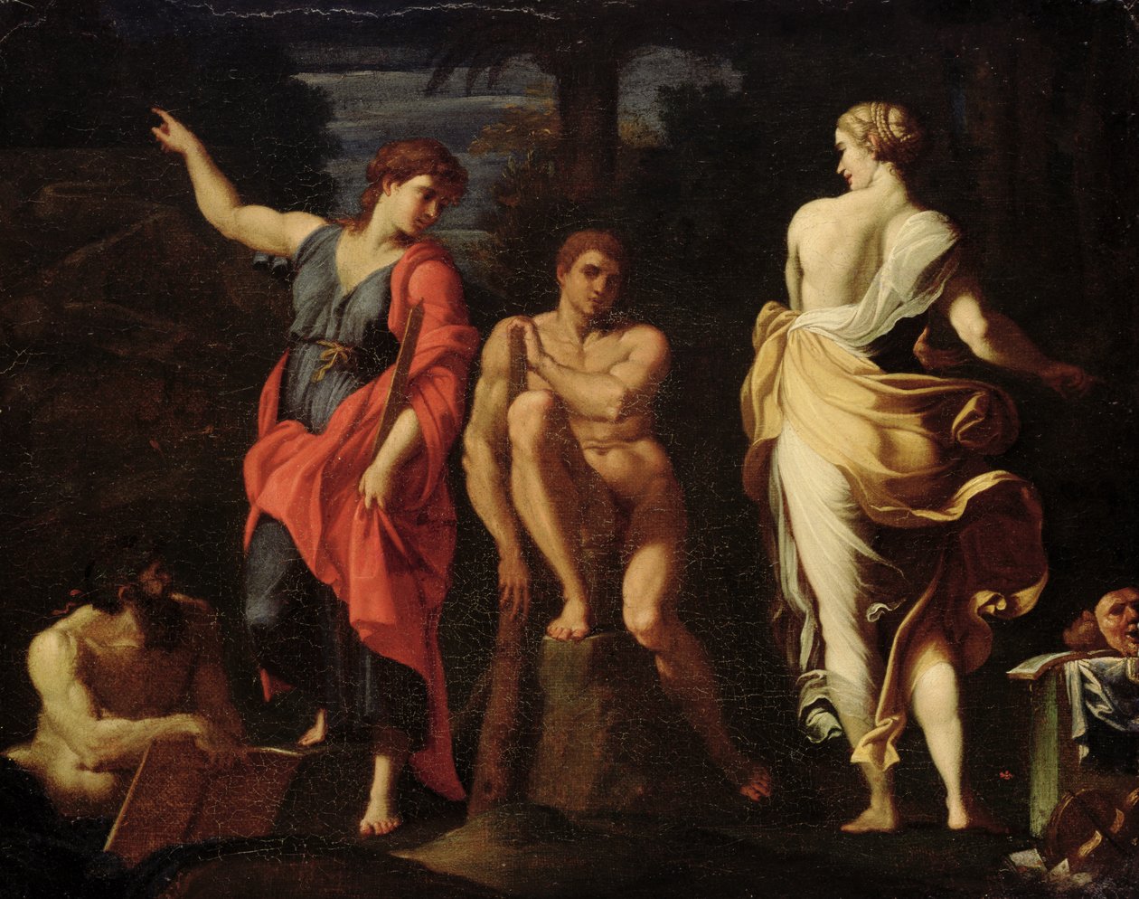 Herkules risteyksessä tekijältä Annibale Copy Carracci