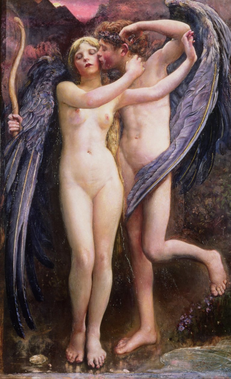 Cupid ja Psyche tekijältä Annie Louisa Swynnerton