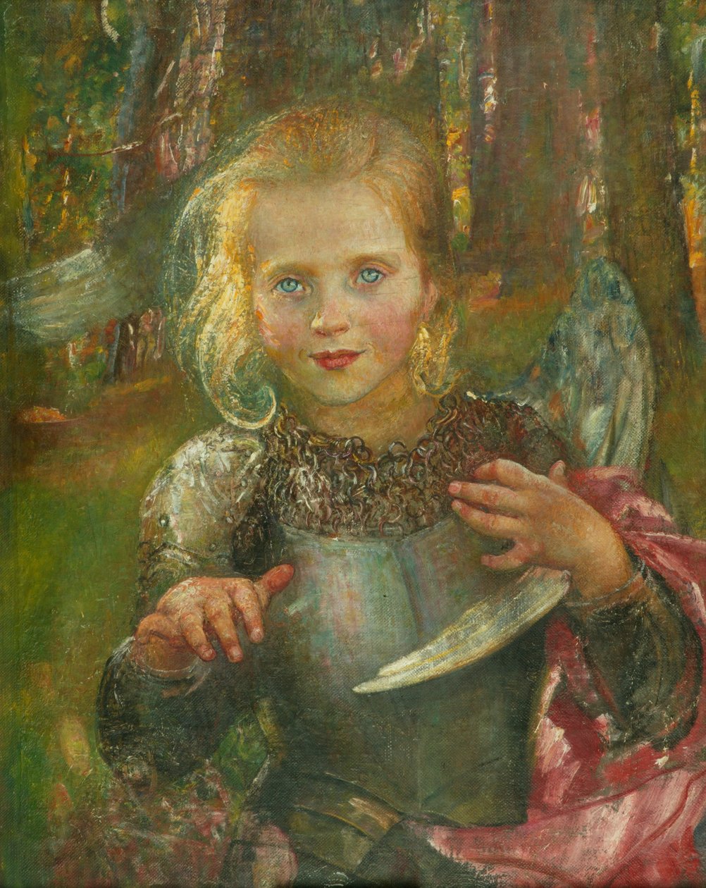 Illusions, n. 1902 (öljy kankaalle) tekijältä Annie Louisa Swynnerton