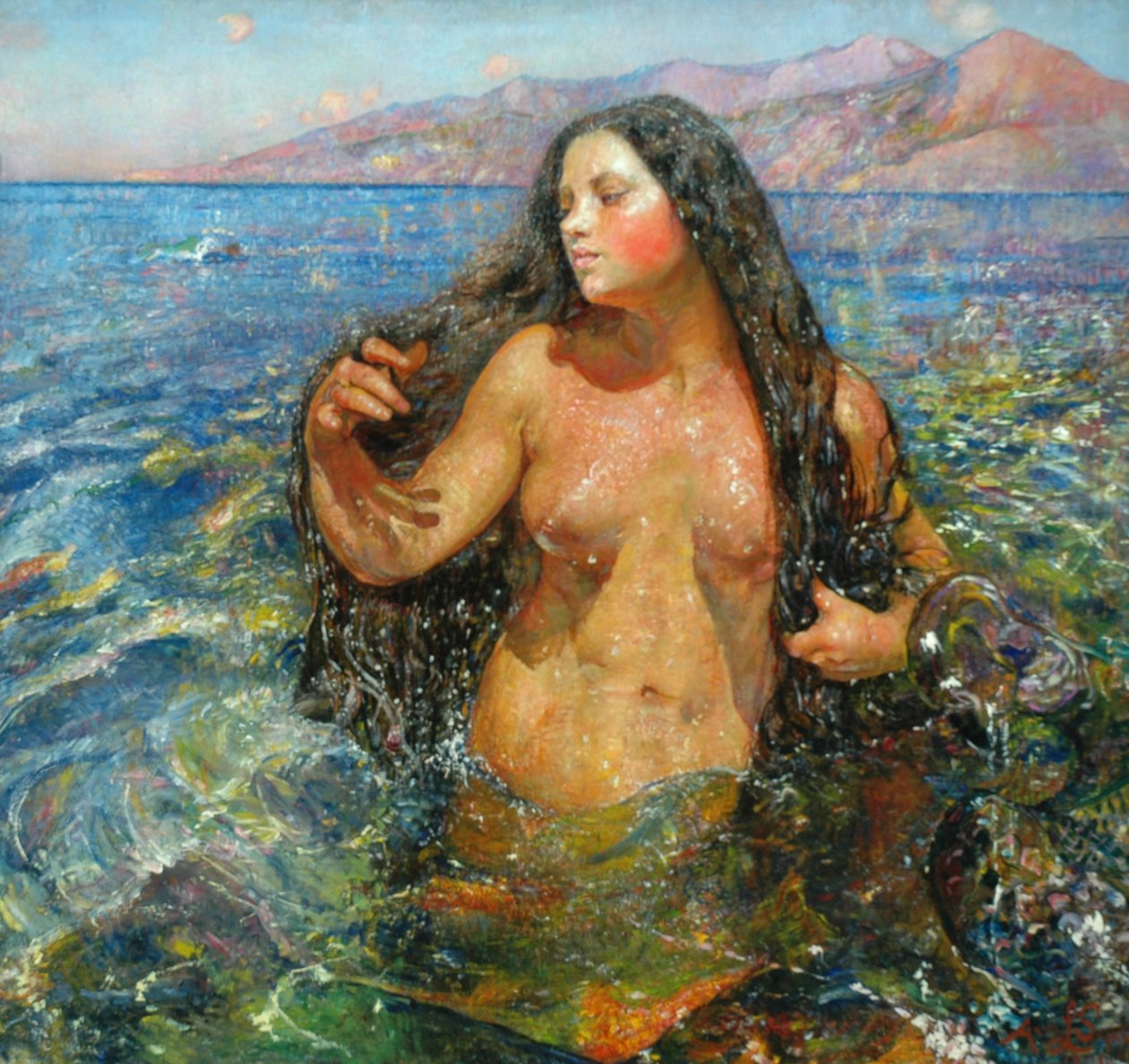 Oceanid tekijältä Annie Louisa Swynnerton
