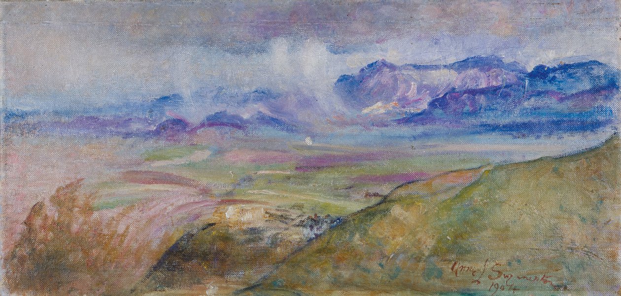 Sadepilvet, Monte Gennaro tekijältä Annie Louisa Swynnerton