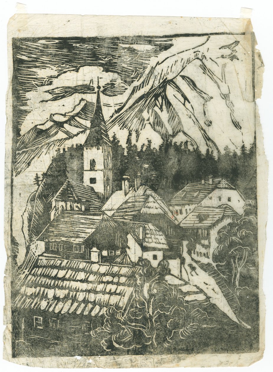 kylä vuoristossa tekijältä Anny Dollschein