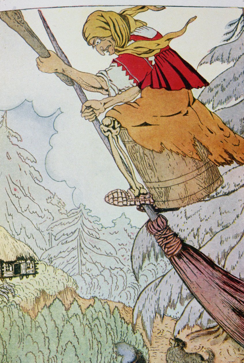 Loppiainen tai La Befana, nimetön italialainen kuvitus tekijältä Unbekannt Unbekannt