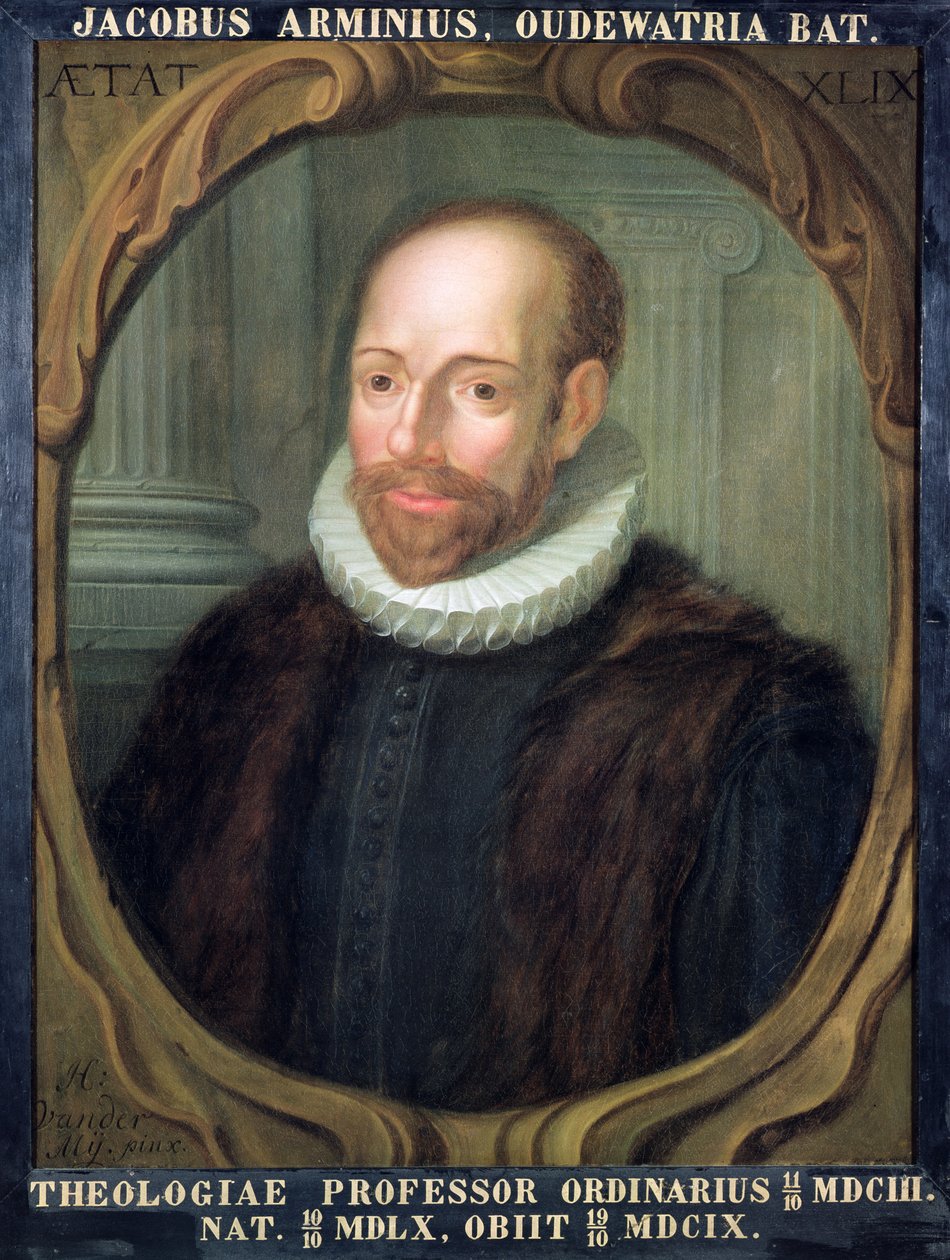 Jacobus Arminius, Leidenin yliopiston teologian professori (1560-1609) tekijältä Unbekannt Unbekannt