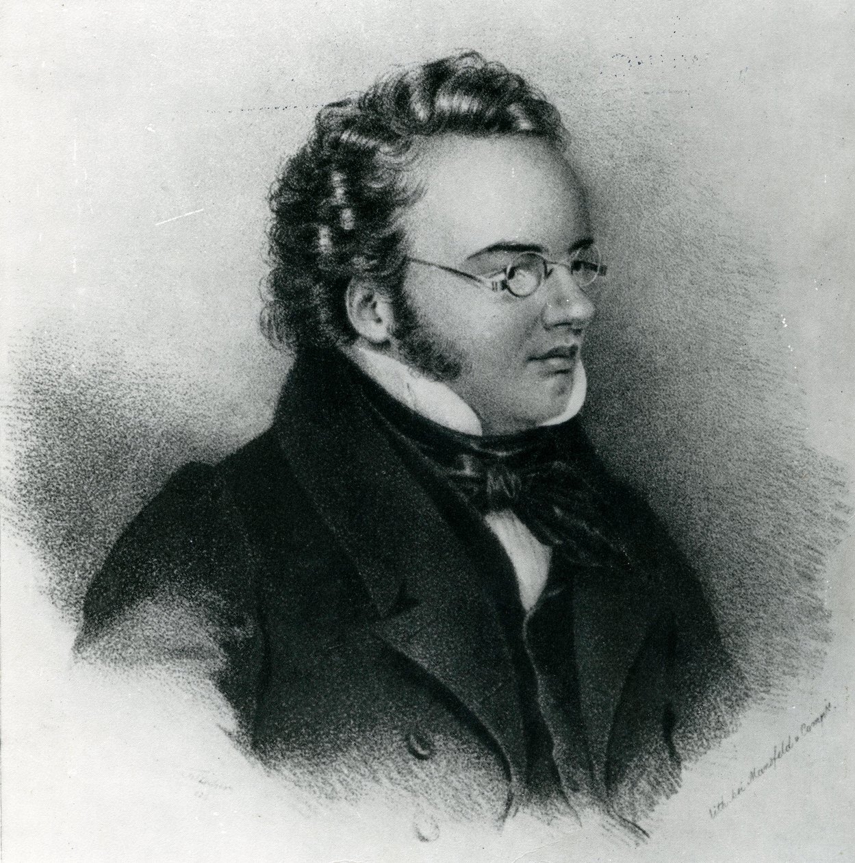 Franz Schubertin muotokuva (1797-1828) tekijältä Unbekannt Unbekannt