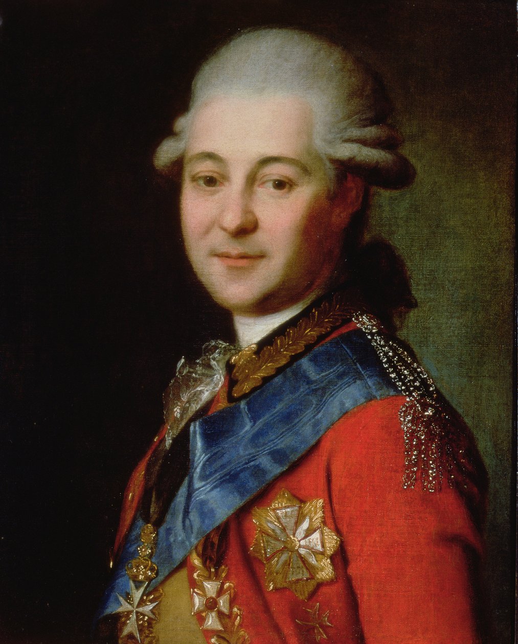 Semeon Gavrilovich Zoricin muotokuva, 1700-luvun loppu tekijältä Unbekannt Unbekannt