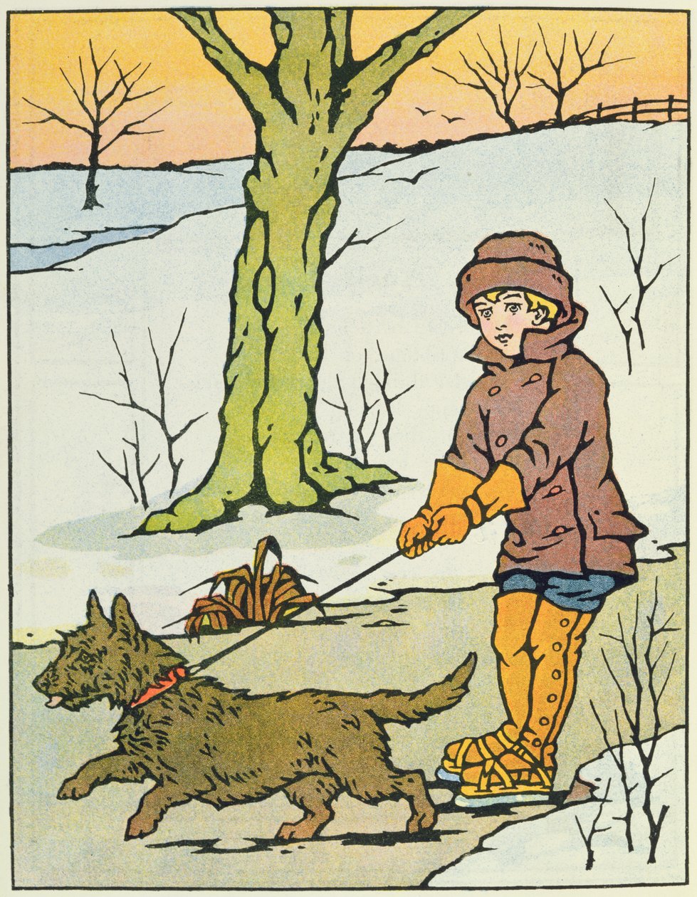 Run, Dandy Run, 1900-luku (kirjan kuvitus) tekijältä Unbekannt Unbekannt