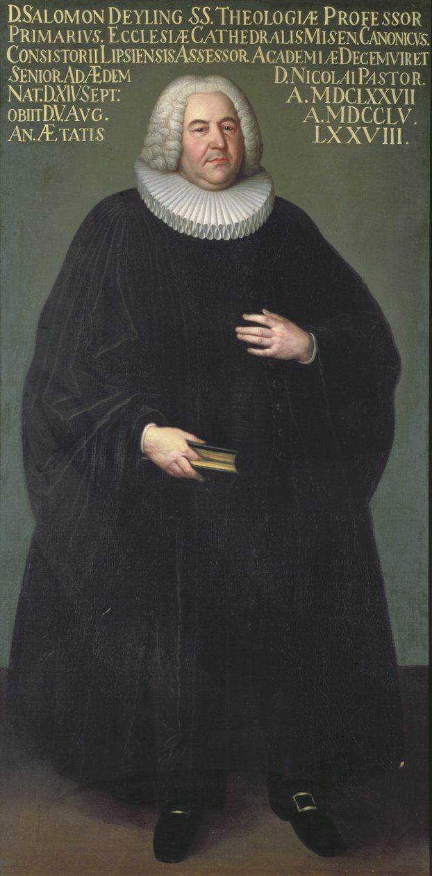 Superintendentti Salomon Deyling (1677-1755), leipzilainen teologi tekijältä Unbekannt Unbekannt