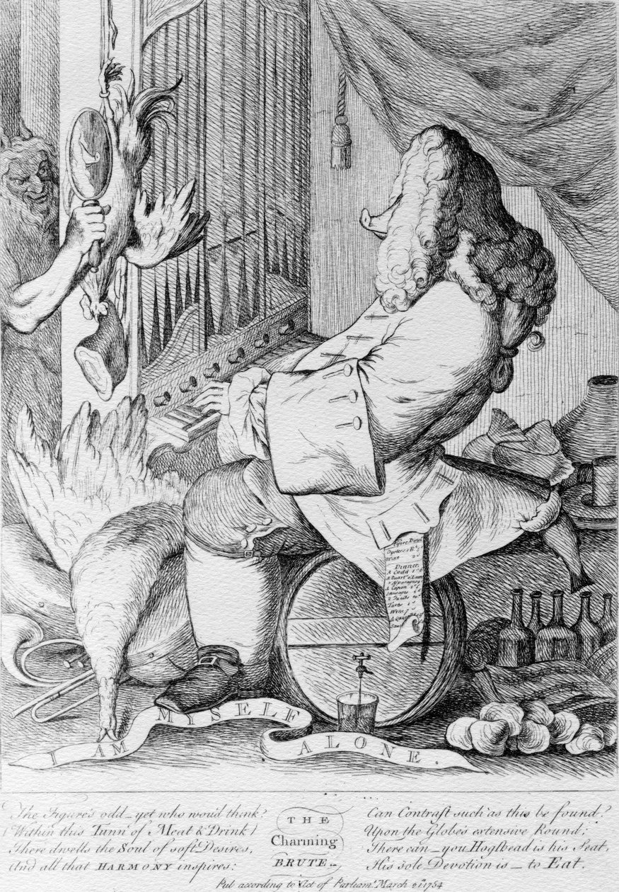 "The Charming Brute", 1754 tekijältä Unbekannt Unbekannt