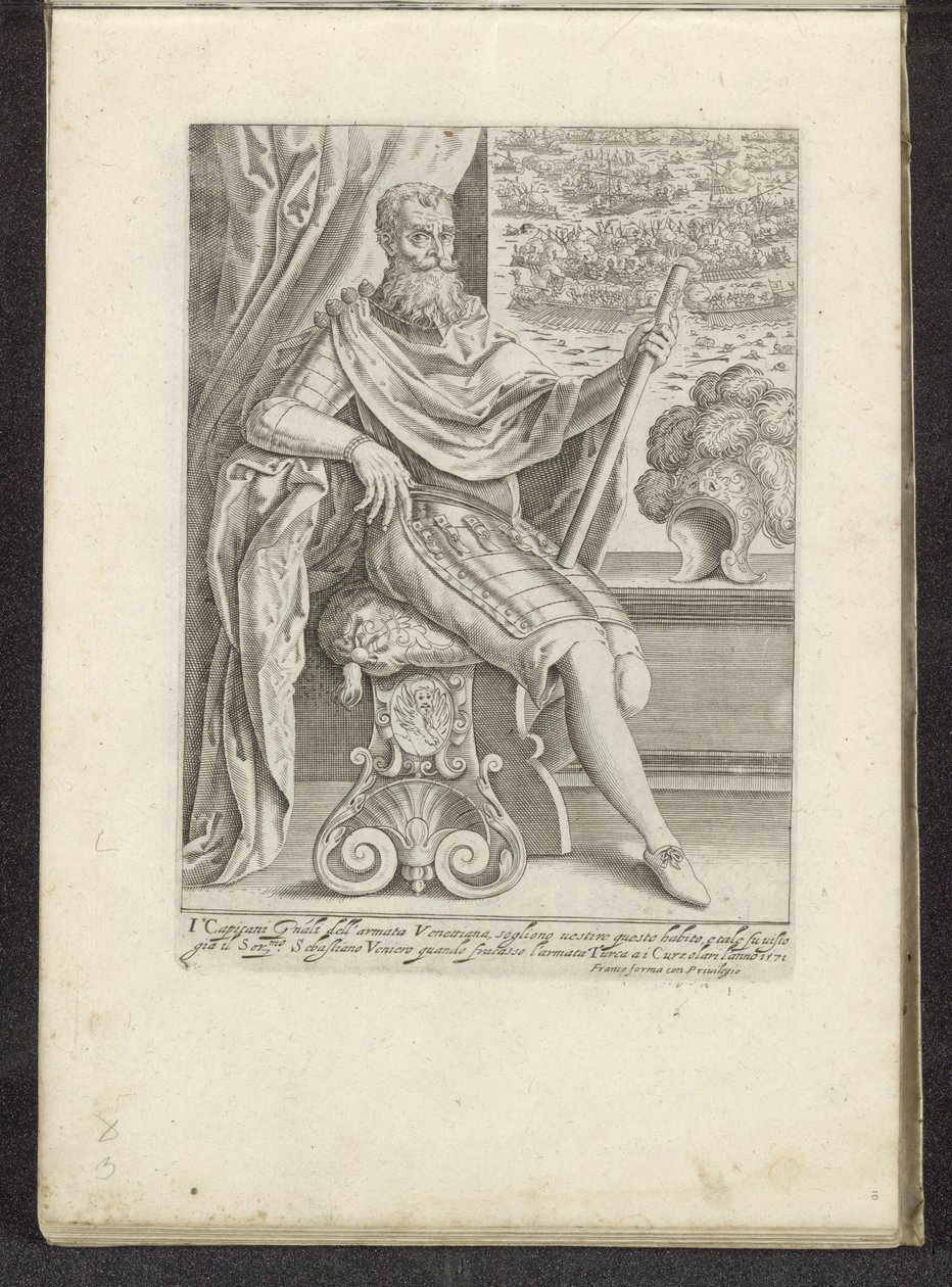 Admiraal Sebastiano Vernier en de Slag bij Lepanton Scenes uit het Venetiaanse leven (sarjan nimi) Habiti d