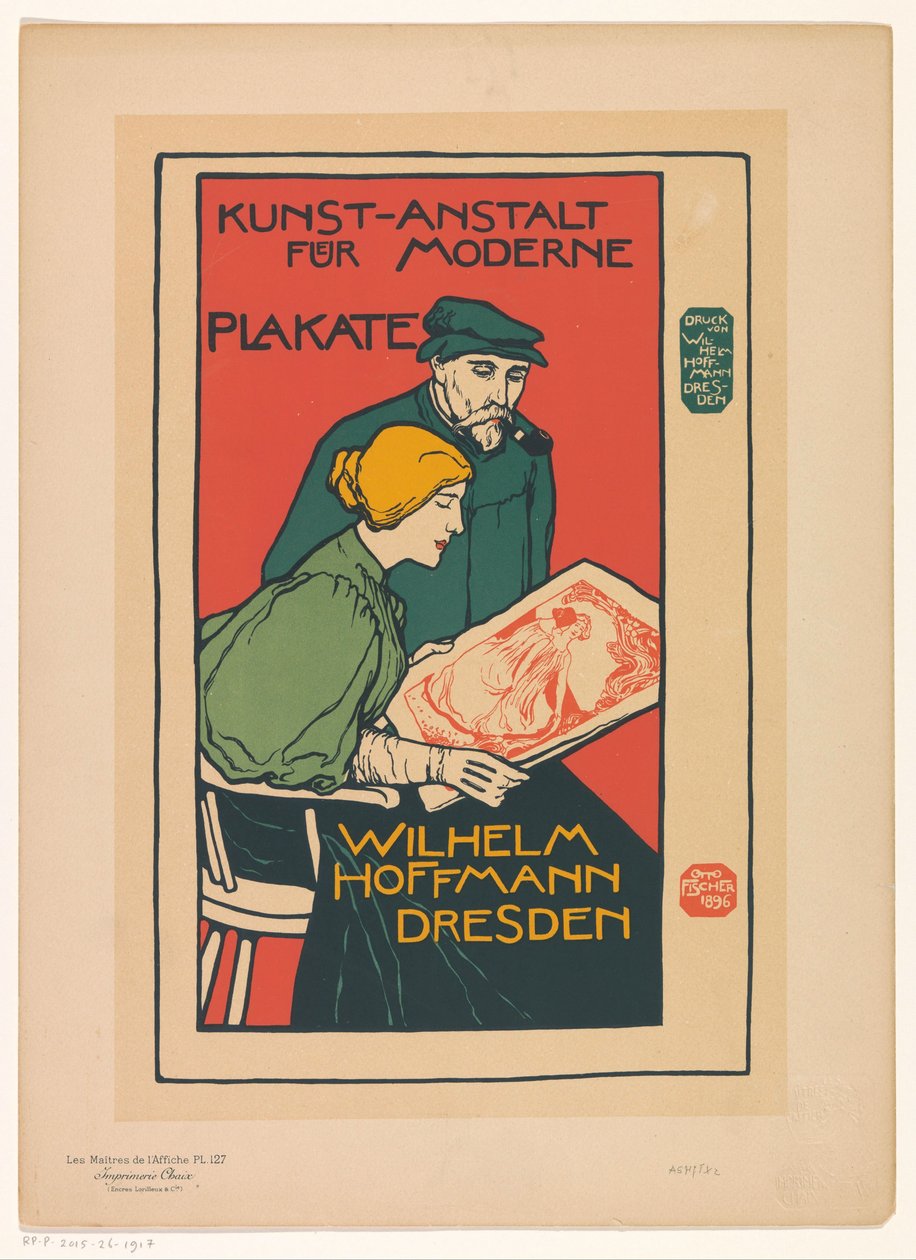 Kunst-Anstalt für Moderne Plakate mainos Les Maîtres de l