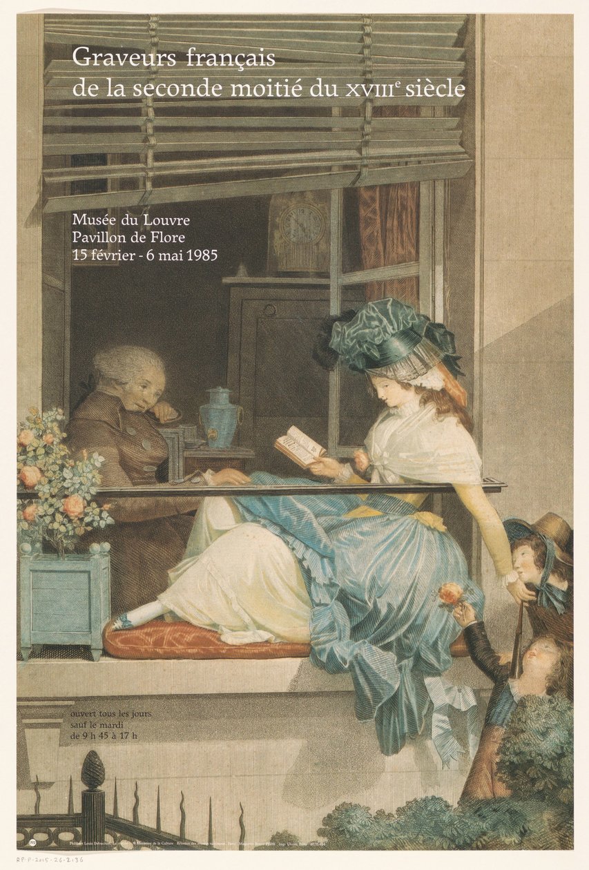 Poster voor de tentoonstelling ranskalaiset kaivertajat 1700-luvun jälkipuoliskolla Ranskalaiset kaivertajat 1700-luvun jälkipuoliskolta (nimi esineessä) tekijältä Anonymous