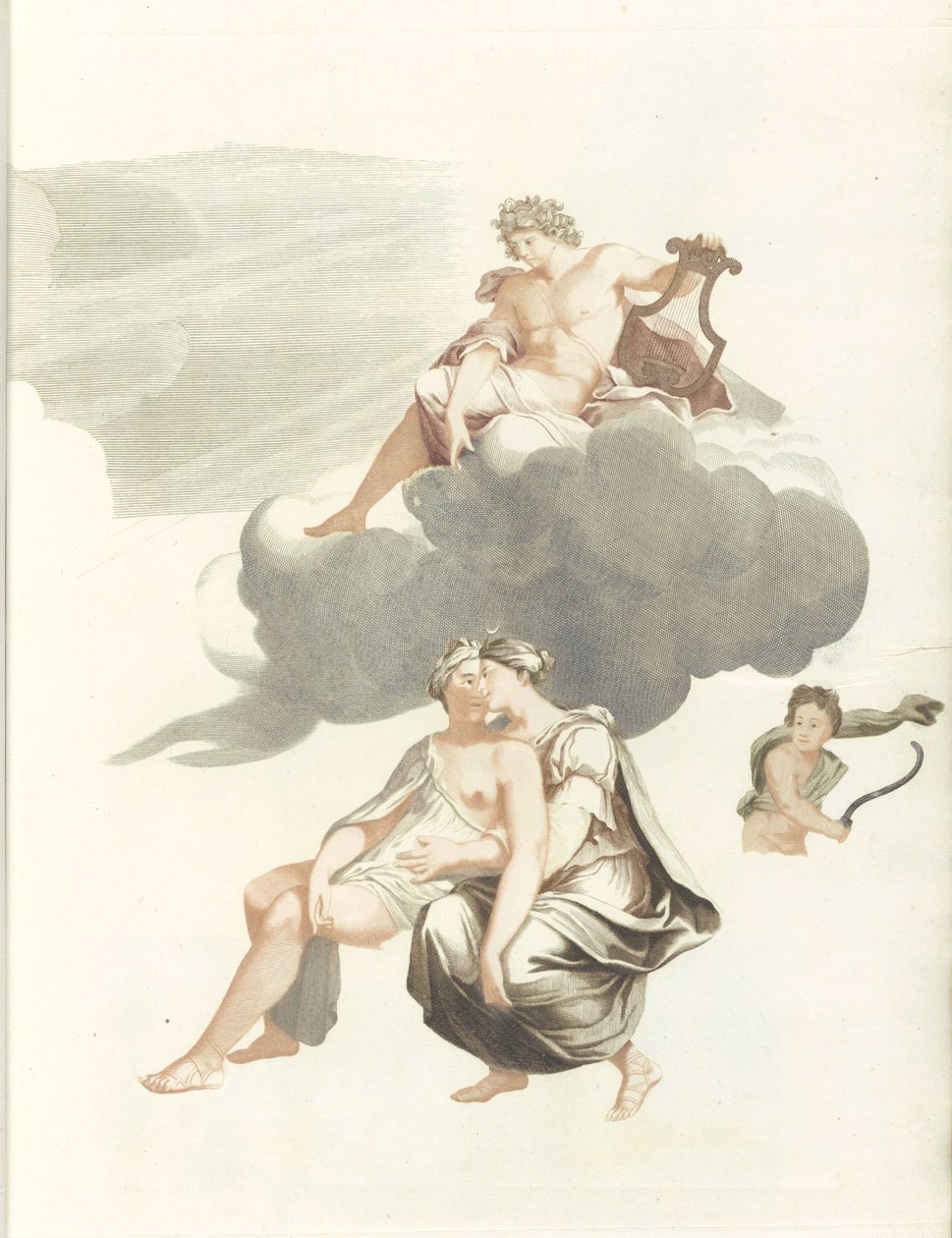 Apollo pilvissä ja Jupiter Calliston kanssa tekijältä Anonymous