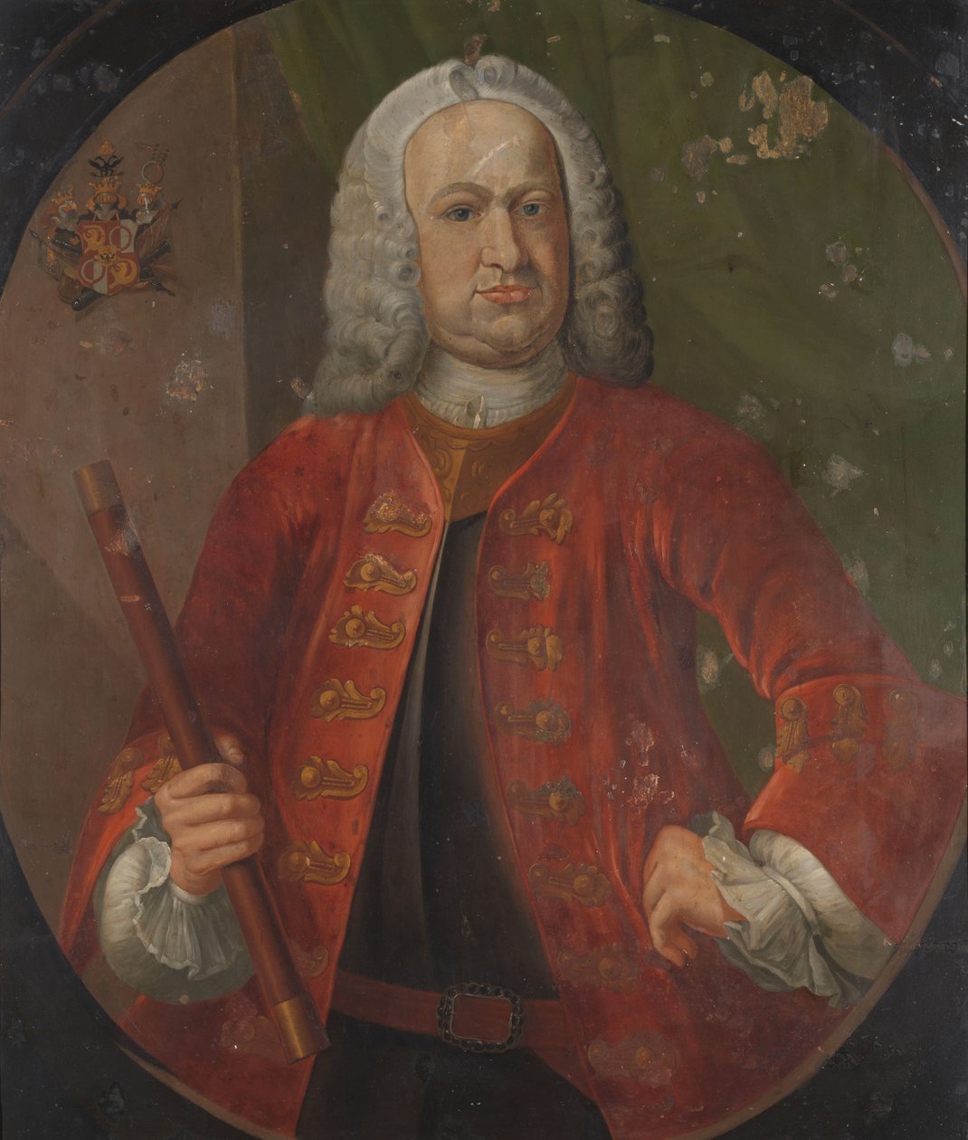 Paroni Gustaaf Willem van Imhoff (1743-1750) Portrait of Gustaaf Willem, Baron van Imhoff, hollantilaisen Itä-Intian yhtiön kenraalikuvernööri tekijältä Anonymous