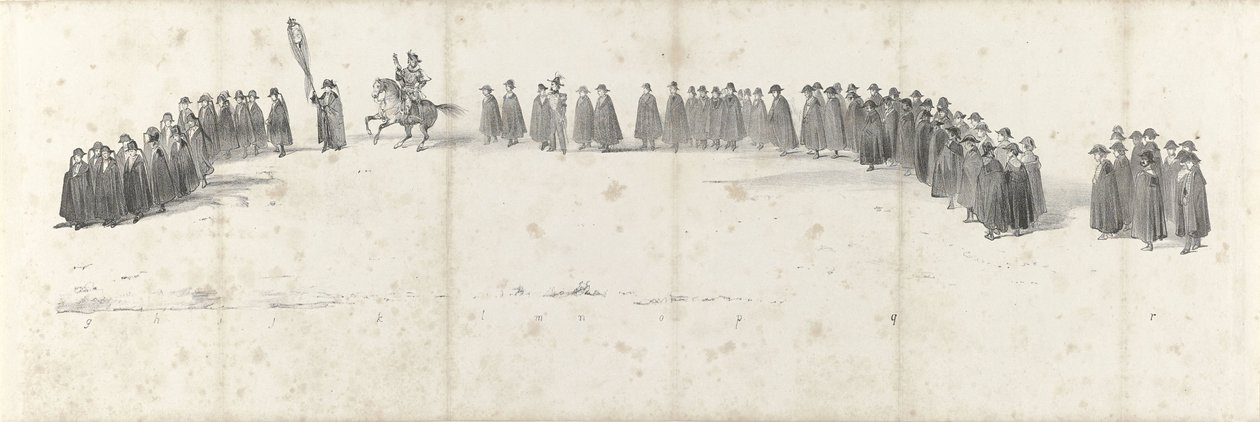 Funeral del difunt rei Guillem II a Delft el 4 d